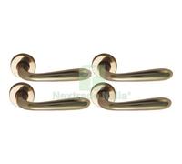 1CF MEZZA MANIGLIA GOCCIA OTTONE ZAMA OTTONE LUCIDO Q8 DX CF=PZ 4: