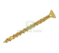 1CF VITE LEGNO VBU PRO FRIULSIDER CAVA TX25 ZINCATA GIALLA MM 5,0X120 CF=PZ 100: