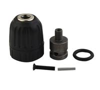 1cm Keyless Drill Chuck Adattatore for 3/8 -24UNF Montatura Per 0.8-10mm Punta