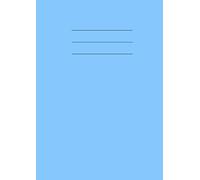 1cm Squared Paper - Maths Exercise Book A4: 100 Page Notebook of Graph Paper - 10mm Grid - 90 GSM - Light Blue