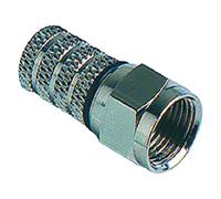 1CONFEZION CONNETTORE ''F'' PER CAVI SAT ø5,0 mm - busta appendibile 6 pz NextradeItalia Mod.FERX.WNLEDLWNLM
