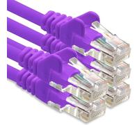 1CONN Cavo di rete CAT-6 RJ45 5x 0,25 m, viola