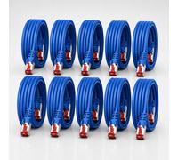 1CONN Cavo di rete Cat6 10 x 0,5 m blu Cavo Ethernet Cavo LAN Cavo di rete LAN Cat6 Cavo patch SFTP PiMF 1000 Mbit/s