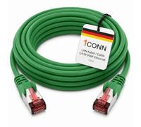 1CONN Cavo di rete Cat6 2 m verde Cavo Ethernet Cavo LAN Cavo di rete LAN Cat6 Cavo patch SFTP PiMF 1000 Mbit/s