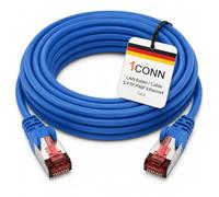 1CONN Cavo di rete Cat6 7,5 m blu Cavo Ethernet Cavo LAN Cavo di rete LAN Cat6 Cavo patch SFTP PiMF 1000 Mbit/s