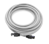 1CONN Cavo di rete Cat8 Gigabit Ethernet, 7,5 m, 40 Gb S FTP LSZH Cat 8, cavo dati Rj45, grigio, 1 pezzo da 7,5 m