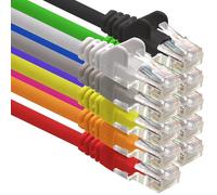 1CONN Cavo di rete RJ45 CAT-6, 10 x 0,25 m, 10 colori