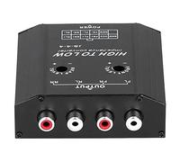 1Convertitore Audio 12V 4 Canali Altoparlante Audio per Auto Convertitore da Alto a Basso Connettore Adattatore Porta RCA Anti-interferenza,Parti di montaggio del veicolo