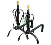 1COPPIA ALARI PER CAMINETTI LUSSO CM. 31X34: