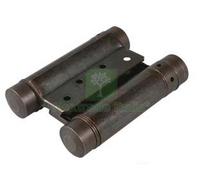 1COPPIA CERNIERE A MOLLA TIPO "BOMMER" ACCIAIO BRONZATO ART.108 MM.75: