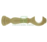 1COPPIA SUPPORTO PER BASTONE NATURALE 10 CM 2 PZ: