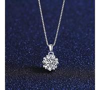 1ct a Singolo moissanite a Pendente-Necklace Gioielli per Il Matrimonio delle Donne