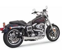 1D32R EXHAUST SYSTEM ROAD RAGE II MEGA 2-INTO-1 CHROME HARLEY FXDG 1340 1983