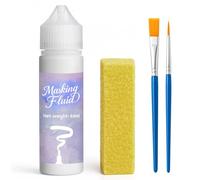 1DFAUL Liquido per mascheratura ad acquerello, 60 ml, spazio bianco preciso, bianco