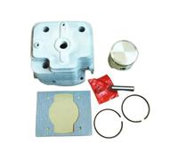 1E48F Kit pistone cilindro 48mm con guarnizione adatto for parti di trapani elettrici 48F 63CC motore a 2 tempi coclea terra(With cylinder gasket)