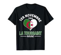 1ER Novembre 1954 La Toussaint Rouge Algeria Indipendenza Maglietta
