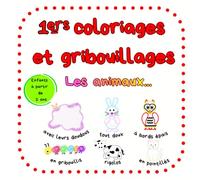 1ers coloriages et gribouillages: Les animaux