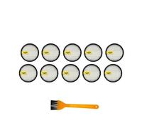 1Filtro Hepa, compatibile con Xiaomi, compatibile con Deerma, VC40 VC50 Maniglia Accessori for aspirapolvere Elemento filtrante Pezzi di ricambio di ricambio(10pcs with brush)