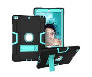 1fortunate custodia Silicone Anti Drop Shell, Protective Cover Suitable for iPad Pro 11 inch 2022/2021/2020 universal(Black+Mint Green)