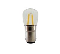 1fortunate lampadine, Confezione da 50, Lampadina a filamento LED T22B AC220V E12/E14/B15D Lampada da frigorifero Lampadina a sospensione Edison Sorgente luminosa(2200K Yellow,220V B15D)