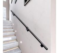 1FT-20FT Corrimano per scale Tubo tondo, Aste di supporto per corridoio per ringhiera per scale interne, Balaustra a parete per decorazione scale soffitta(480cm)