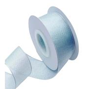 1inchx11yd Sheer - Nastro in organza per avvolgere gli fiocchi di Natale, ghirlanda, decorazione per inviti di nozze, nastri misti