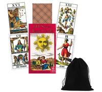 1JJ SWISS Mazzo Di Carte Tarot Esoteriche Per La Divinazione Con Sacchetto