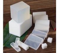 1kg/2,2lb Base per sapone bianco/trasparente per sapone fatto a mano, base per sapone vegetale trasparente, materia prima per sapone fai-da-te, base per sapone cremoso bianco per il bagno, materiale f