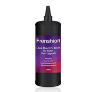 1KG Aggiornamento Clear Odorless Duro UV Resina, No Shrinking, Fast Curing per DIY Casa Professionale Casting & Coating Gioielli Artigianali Orecchini Collana Braccialetto Accessori