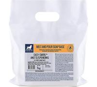 1kg Base per sapone sospensione senza SLS. Suspending Easy Swirl Soap Base melt and pour