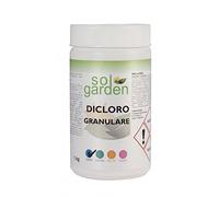 SolGarden CLORO GRANULARE DICLORO 56% TRATTAMENTO RAPIDO SHOCK ACQUA PISCINA 1kg