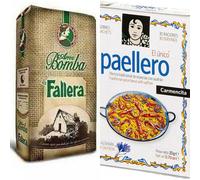 1kg Riso Bomba la Fallera + 20gr Miscuglio di spezie con zafferano per Paella