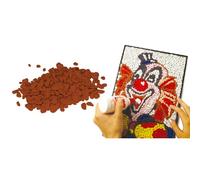 Sabbie e sassi naturali 1kg Sabbia Granulare Colorata (Marrone), Unica