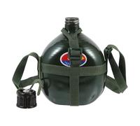 1l Borraccia Militare Portatile in Alluminio e Nylon per Campeggio | Resistente Agli Urti, Leggera e Sicura, per Outdoor e Viaggio, Stile Nostalgico da Addestramento