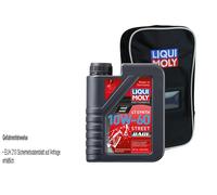 1L LIQUI MOLY Motocicletta 4T Synth 10W-60 Street Race Olio Motore Borsa