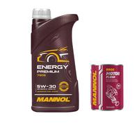 1L MANNOL Energy Premium 5W-30 API SN/CF Olio Motore Engine Oil Olio Motor Flush