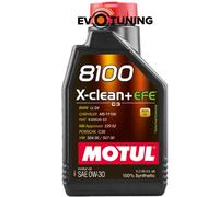 MOTUL 8100 x-Pulire + Efe SAE 0W-30 Olio Motore VW 504 00, VW 507 00, 1 Litro
