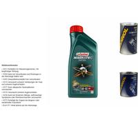 1L Olio Motore Castrol Magnatec Diesel 5W-40 DPF 1xLeak-Stop+Flush Motore