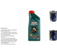 1L Olio Motore Castrol Magnatec Diesel 5W-40 DPF 1xMotor Doctor + Motor Flush