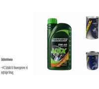 1L Olio Motore FANFARO VSX 5W-40 1x MANNOL Leak-Stop ADDITIV+Motor Doctor