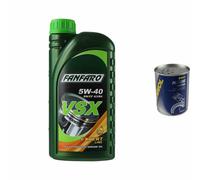 1L Olio Motore FANFARO VSX 5W-40 1x MANNOL Motor Doctor ADDITIVO