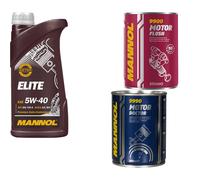 1L Olio Motore MANNOL Elite 5W-40 1xDottore Del Motore+Flush Del Motore