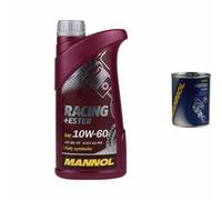 1L Olio Motore MANNOL Racing+Ester 10W-60 1x