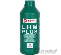 1L TOTAL Lhm Plus + Olio Idraulico Verde Servo Liquido Freni per Citroen