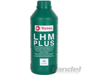 1L TOTAL Lhm Plus + Olio Idraulico Verde Servo Liquido Freni per Citroen