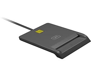 1Life Citizen - Lector Electronico de Tarjetas, Negro, 65 x 85 x 18 mm