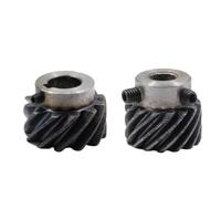 1M 15T-40T 45 gradi ingranaggio elicoidale destro 45# ingranaggio sfalsato in acciaio 15T 18T 20T 25T 30T 40T foro 8/10/12/14/15mm 1 pz(8mm,18 Teeth)