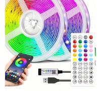 1M-30M Strisce LED USB, Strisce LED RGB Smart da 32,8 ft, Supporto Controllo APP, Impostazione Timer e Modalità Musica. Luci decorative LED adatte per camera da letto, computer, armadio ecc. Ideali pe