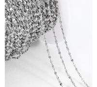 1M 5M Acciaio Inox Catena per Fai da Te Gioielli Creazione Forniture Accessori