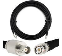 RANGEFUL 1m BNC maschio a BNC femmina Prolunga coassiale flessibile HF400 interamente in rame da 50 Ohm (equivalente a LMR400 UF UltraFlex) - per antenna RF/radio HAM/CB/wireless